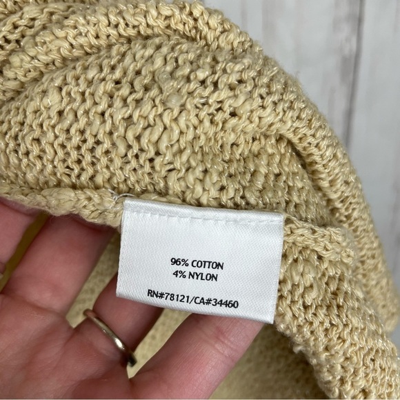 Eileen Fisher yellow yarn tank small - Picture 3 of 5